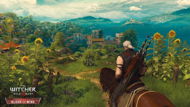 Geralt on Horseback — Green
