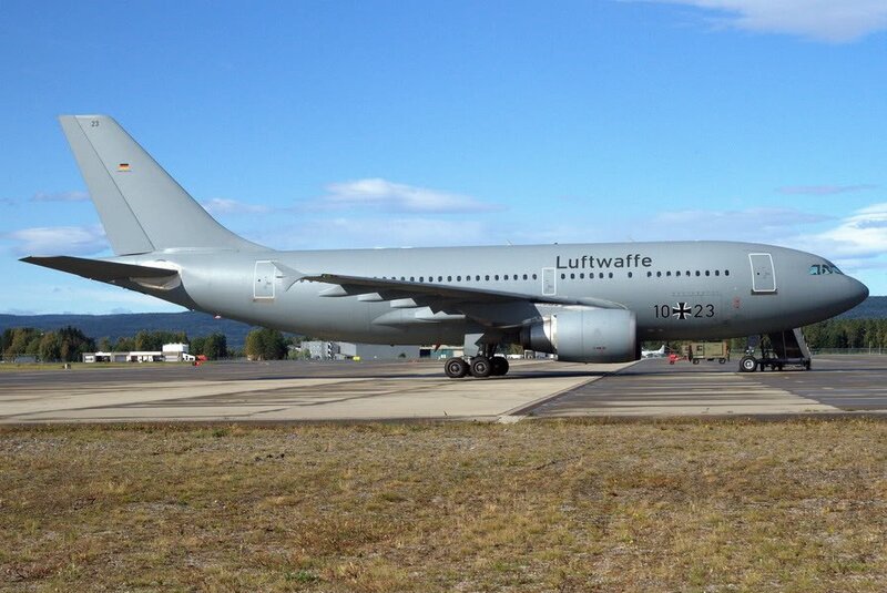 German Air Force aircraft on tarmac