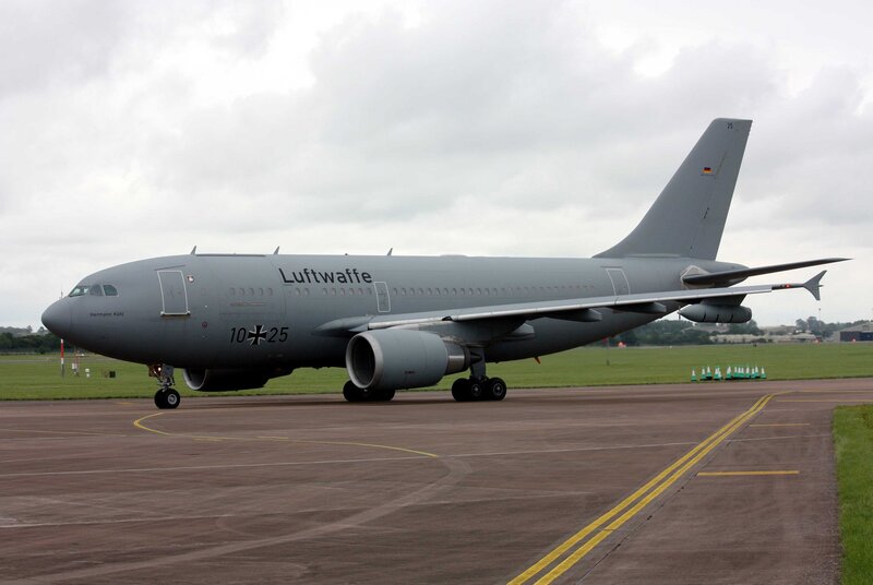 German Air Force aircraft on tarmac