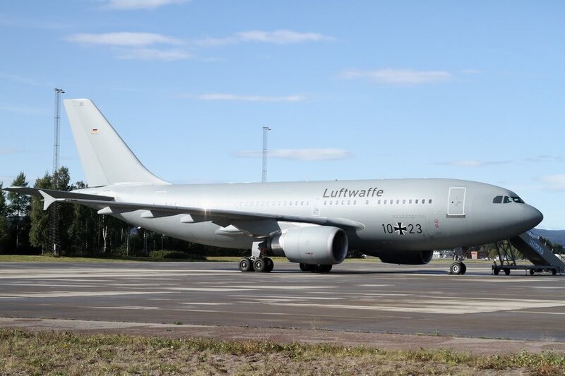 German Air Force aircraft on tarmac