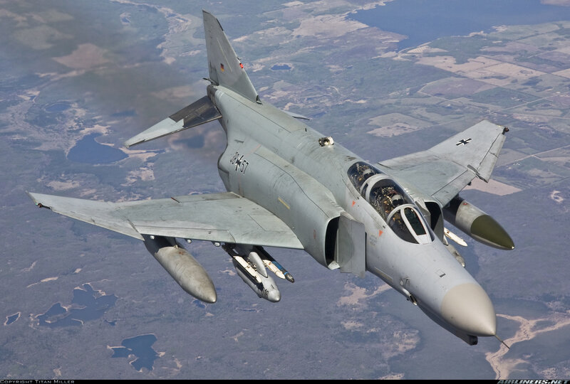 German Air Force fighter jet in flight