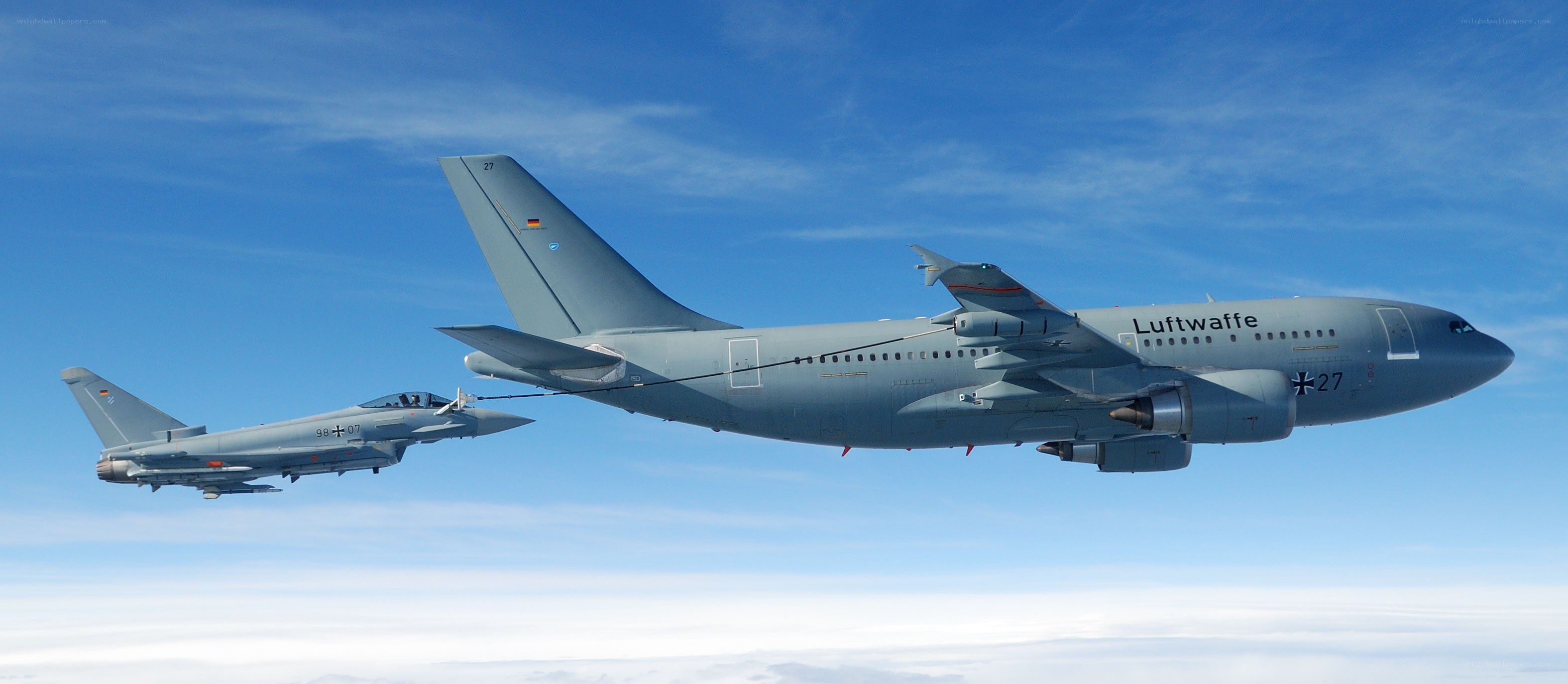 German Air Force refueling in flight