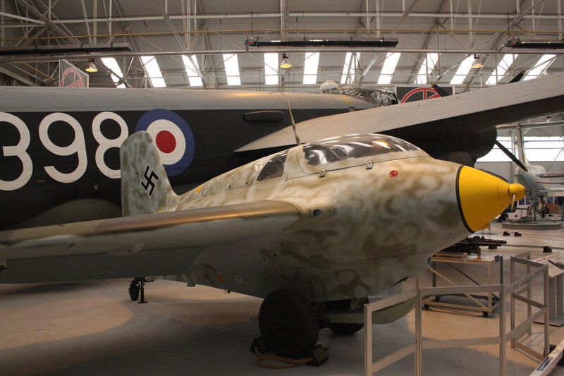 German Aircraft in Museum — Gray