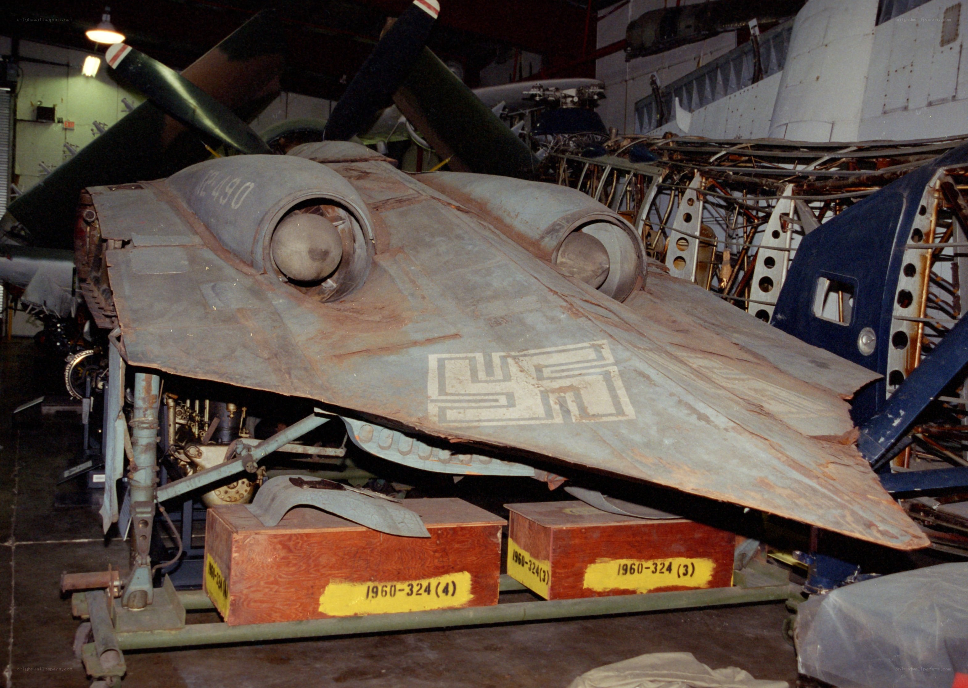 German aircraft in museum