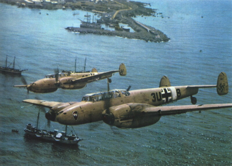 German Aircraft over Sea