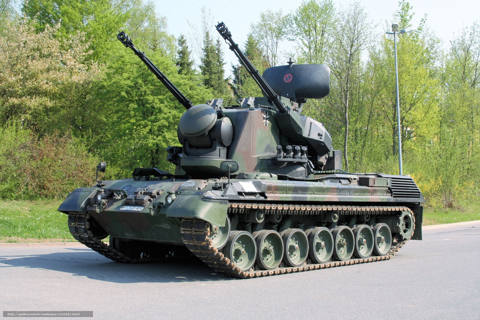 German anti-aircraft tank