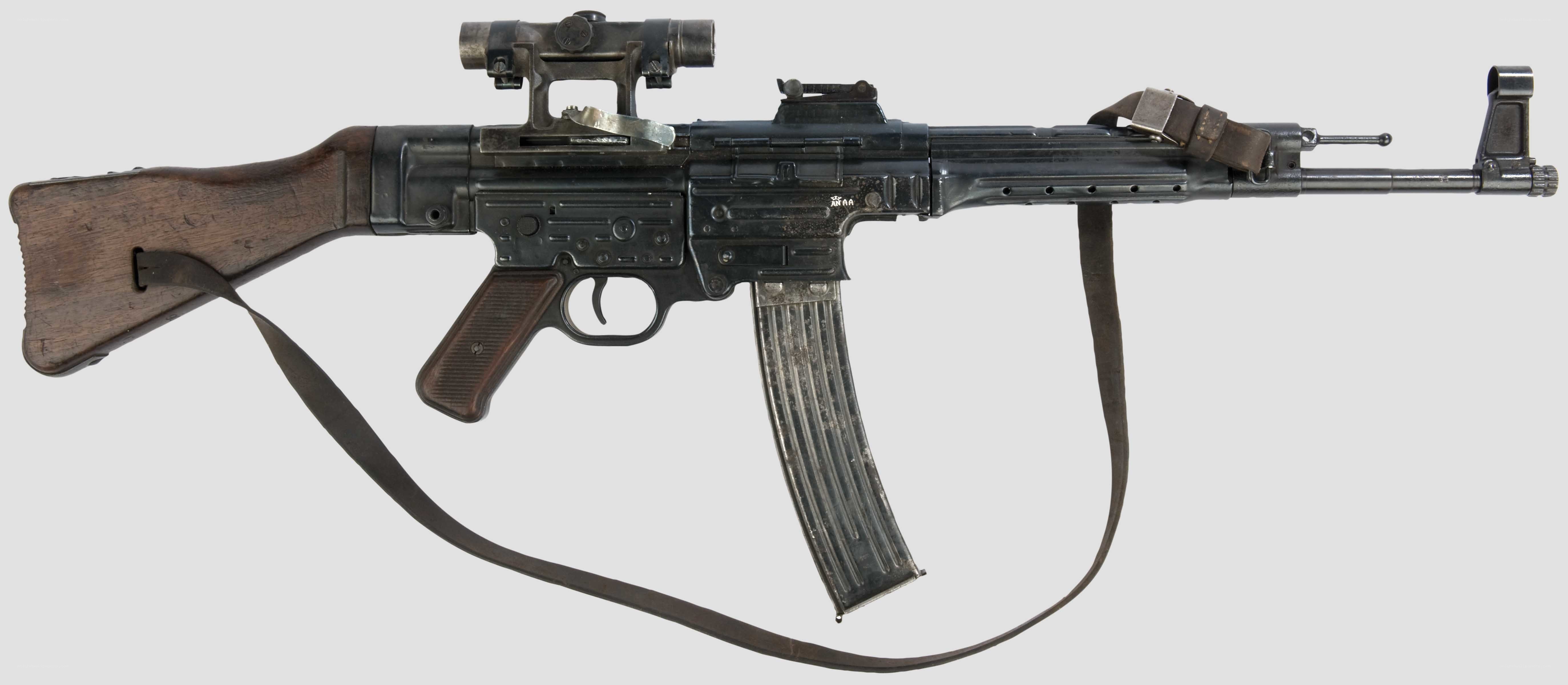 German assault rifle with scope