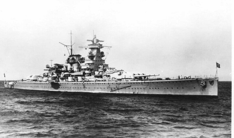 German Battleship — Black
