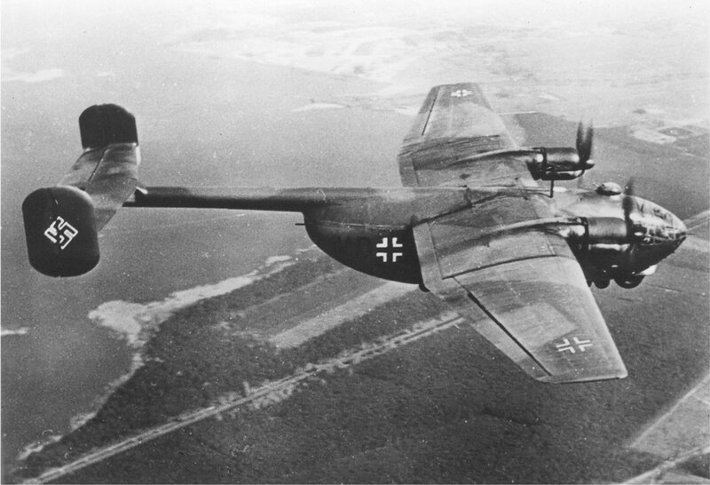 German Bomber Aircraft — Black