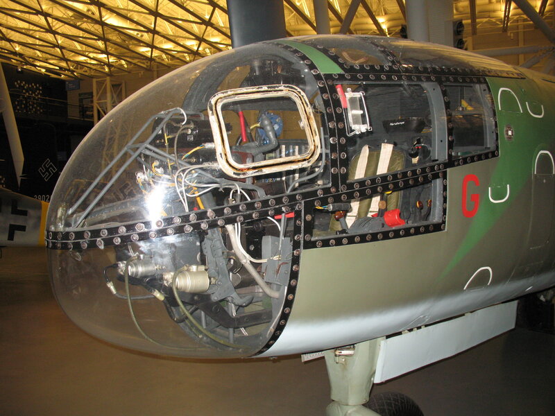 German bomber cockpit display