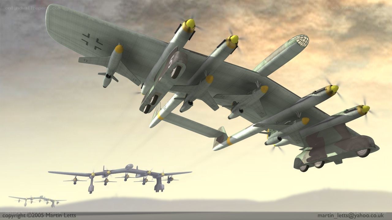 German bomber formation