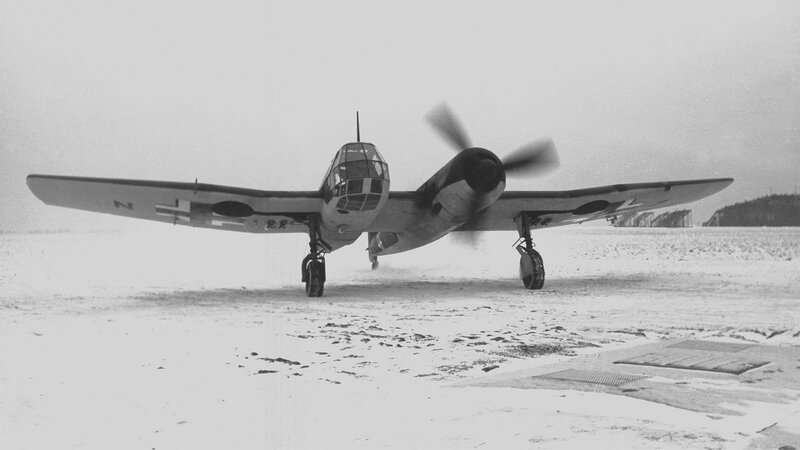 German Bomber on Snow