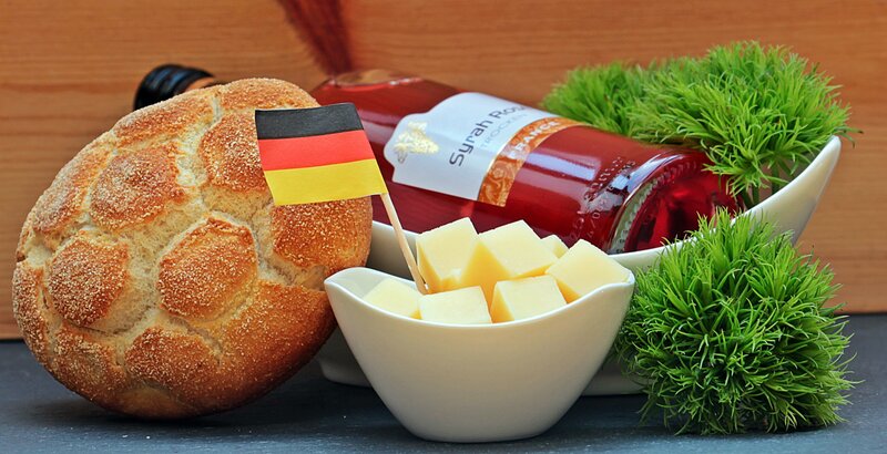 German bread and wine