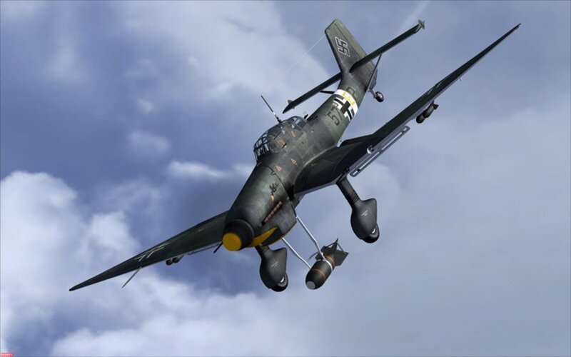 German Dive Bomber — Green