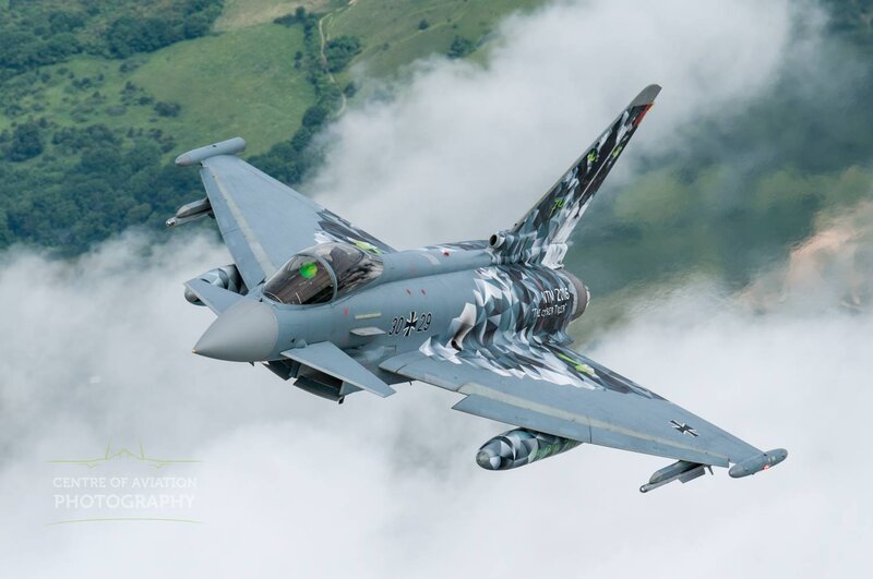 German Eurofighter Jet — Gray, Dynamic