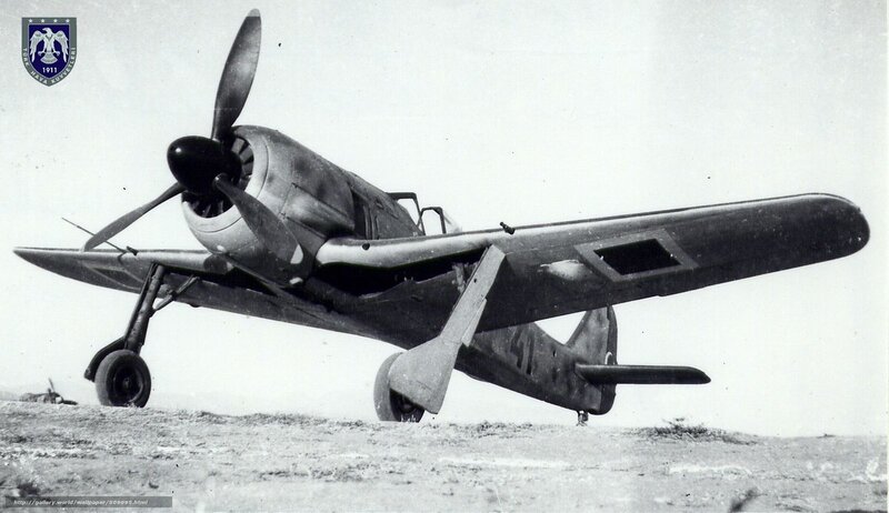 German fighter aircraft on airfield
