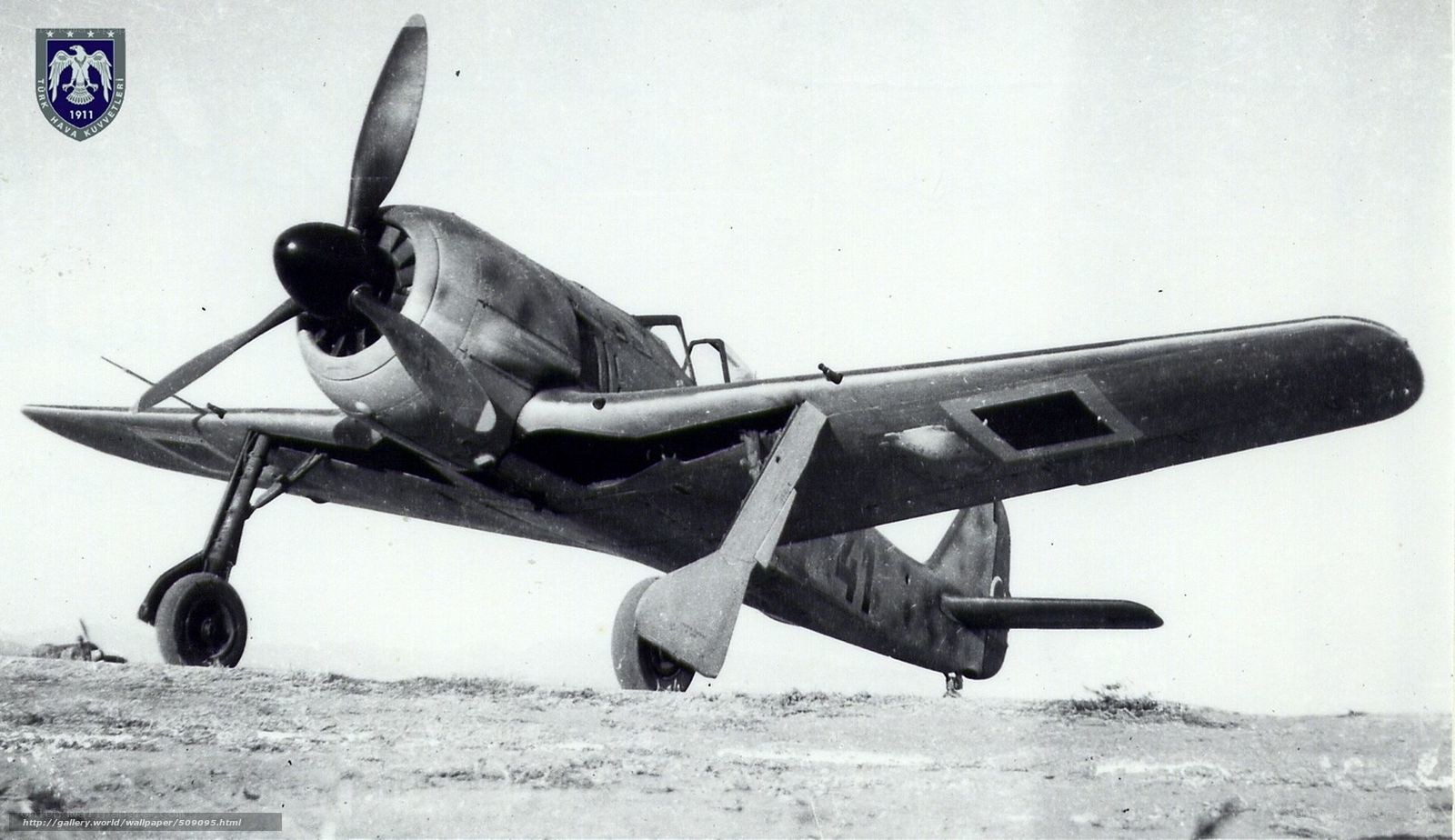 German fighter aircraft on airfield