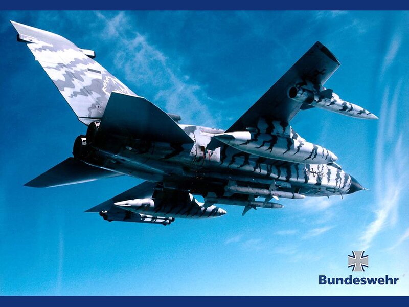 German Fighter Jet — Blue