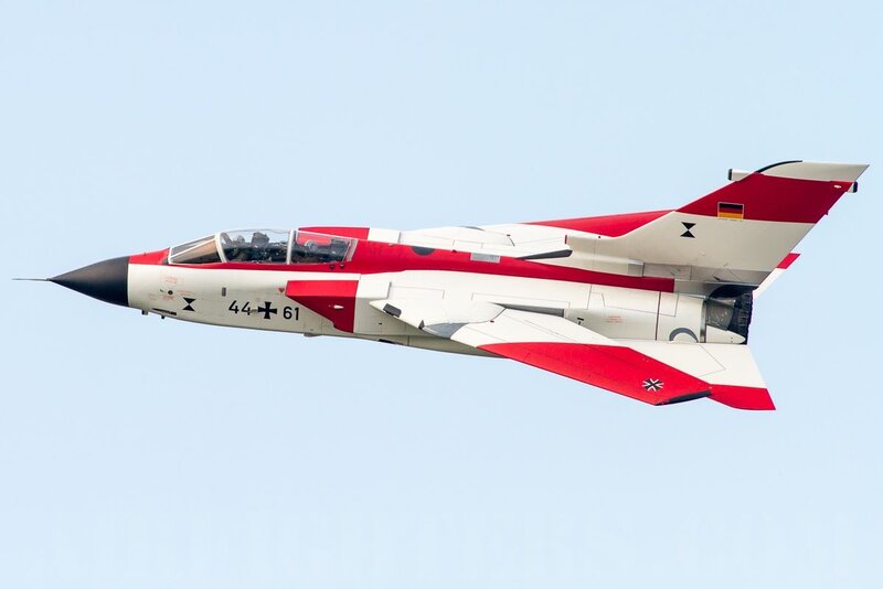 German Fighter Jet — Red