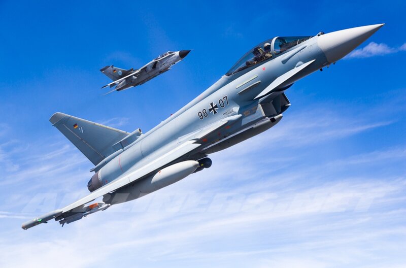 German Fighter Jets — Blue