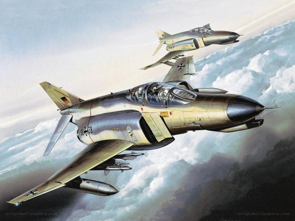 German fighter jets in flight
