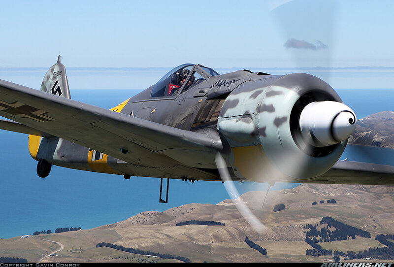 German Fighter Plane — Gray, Serene