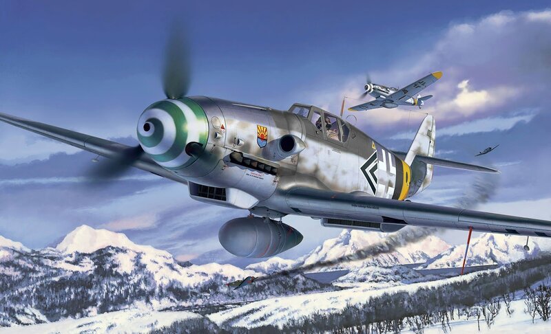 German Fighter Plane — Silver