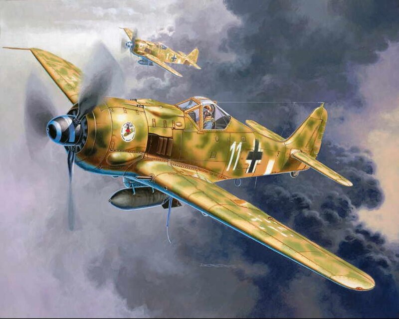 German Fighter Planes — Green
