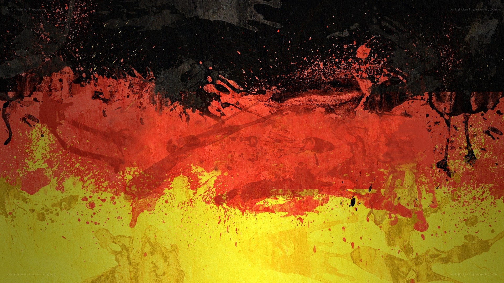 German flag abstract art