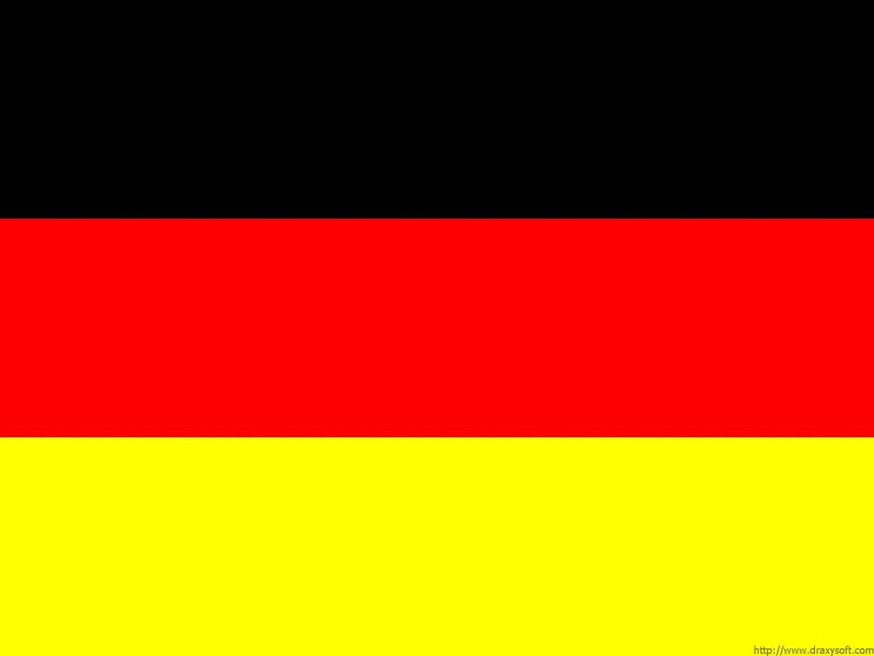 German Flag — Black, Neutral, Vector Art