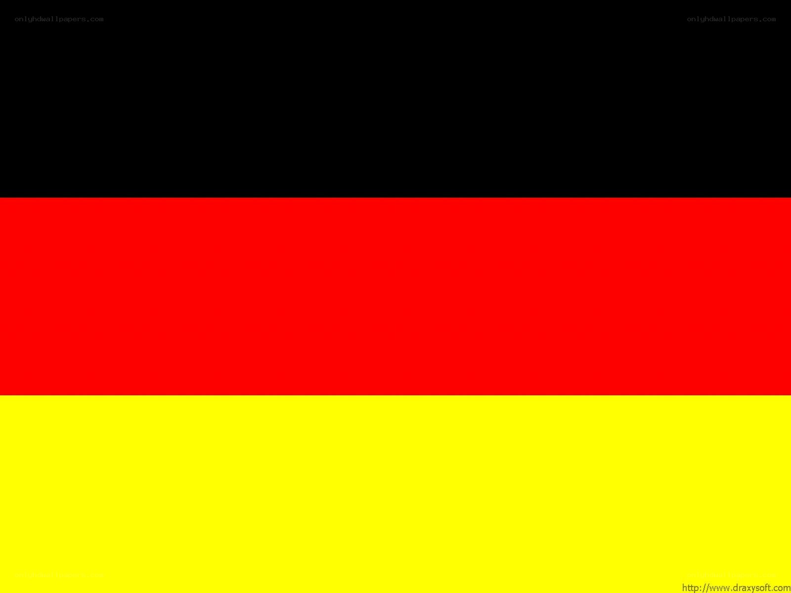 German flag horizontal tricolor