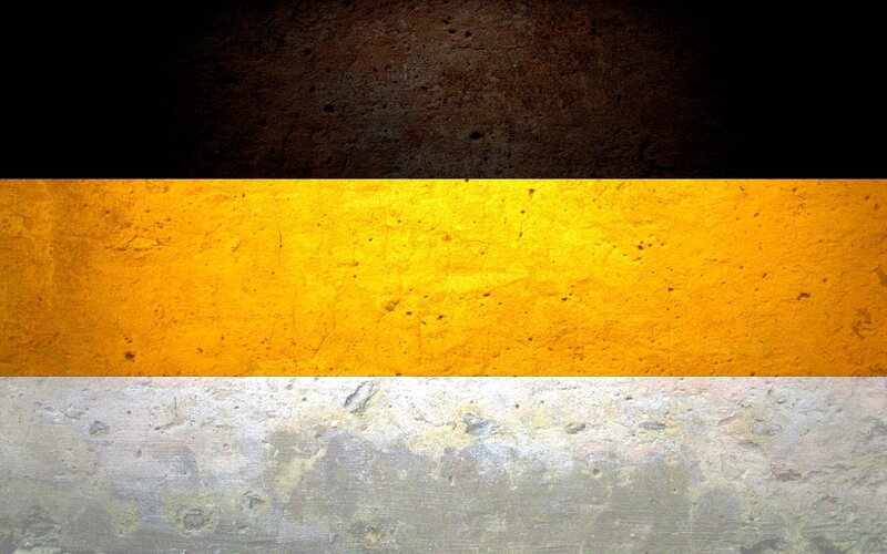 German flag on textured wall