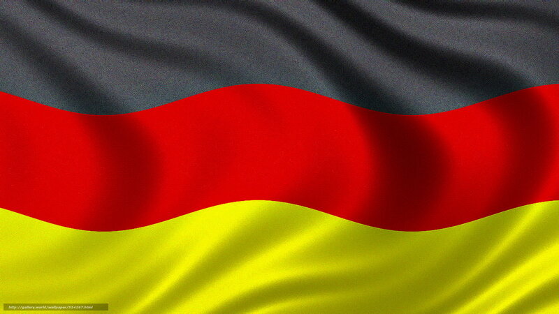 German flag waving