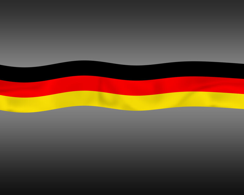 German flag waving