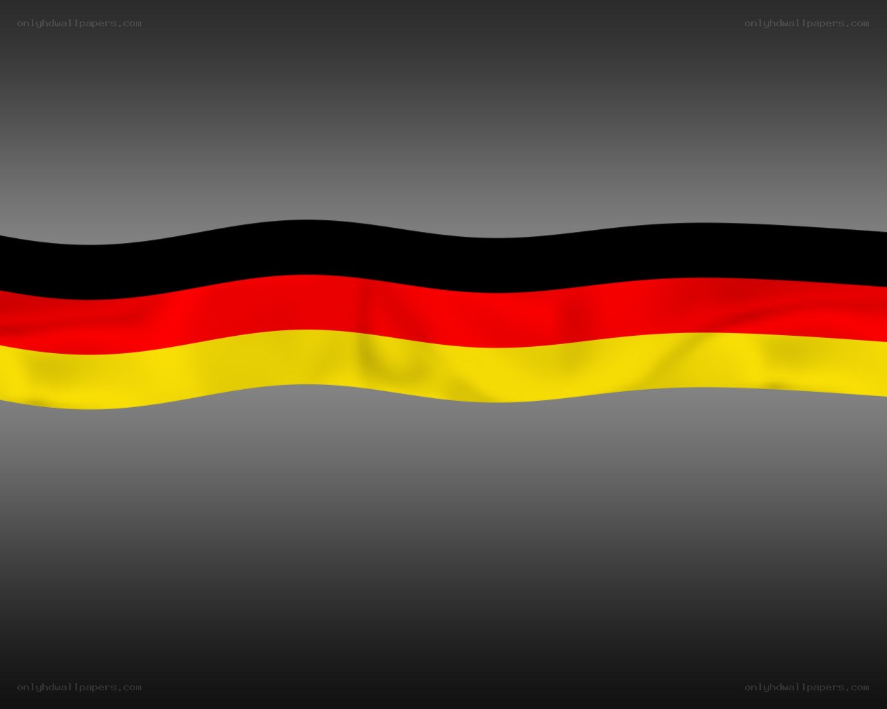 German flag waving