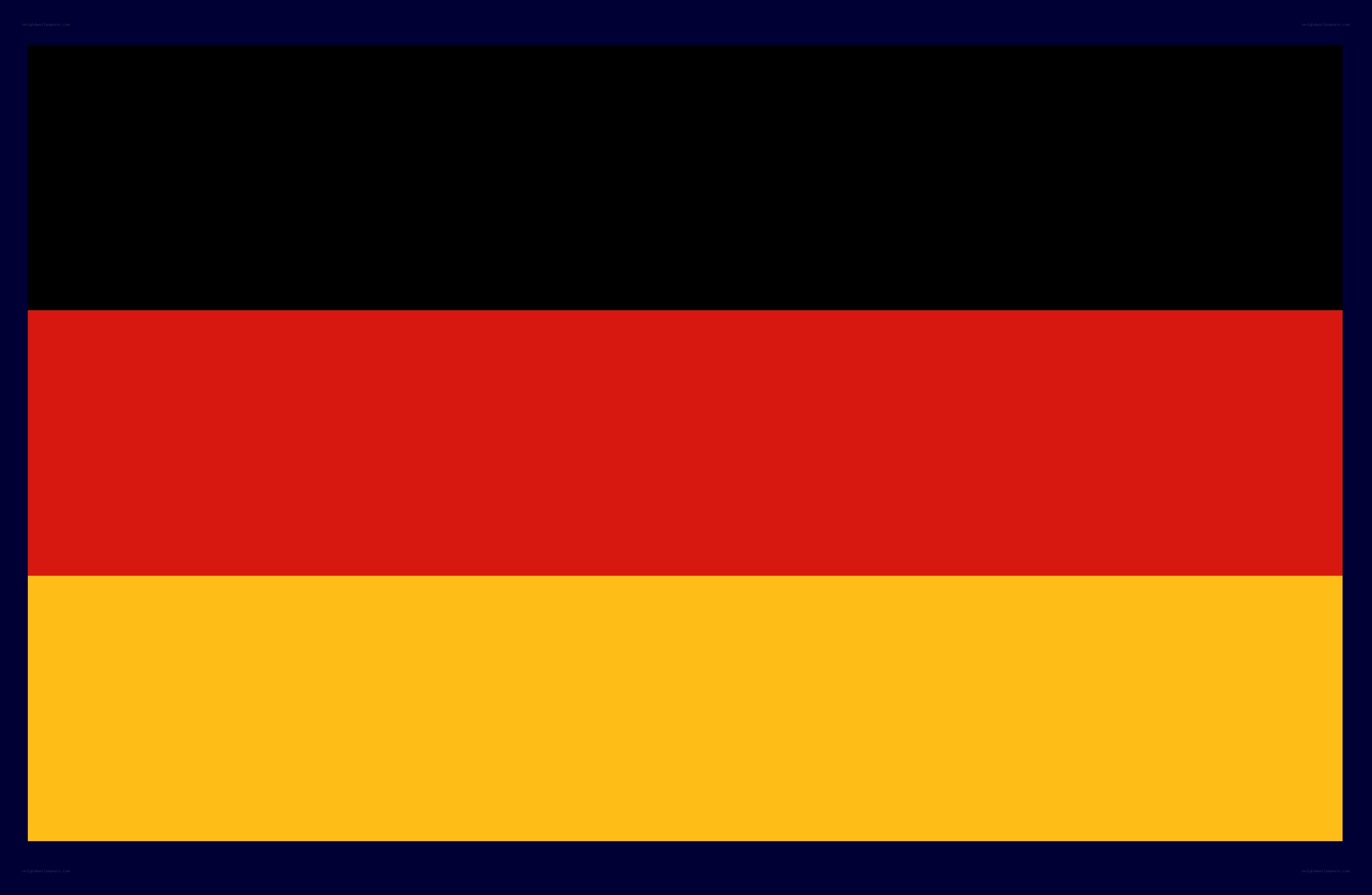 German flag with border