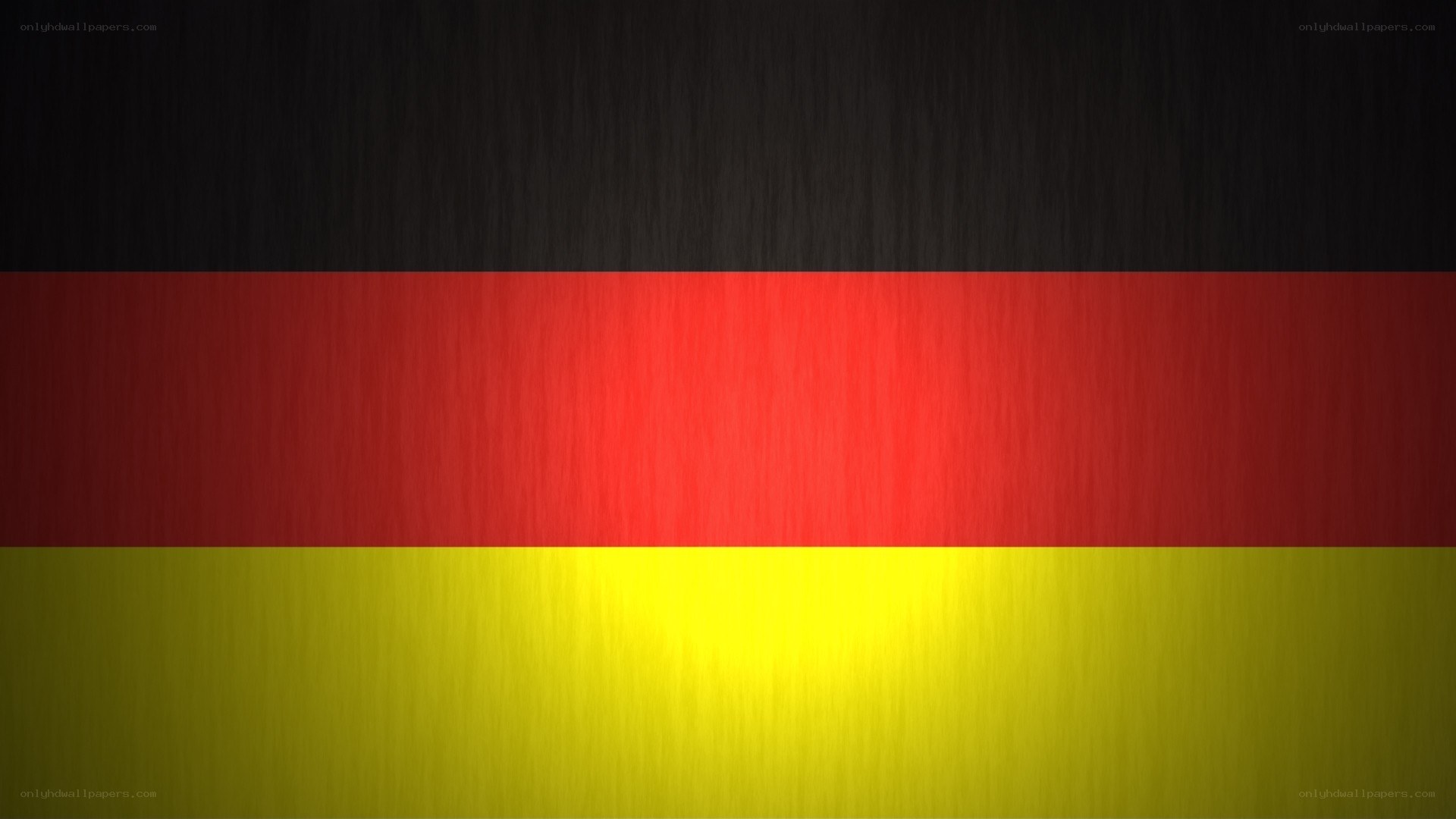 German flag with brushed metal texture