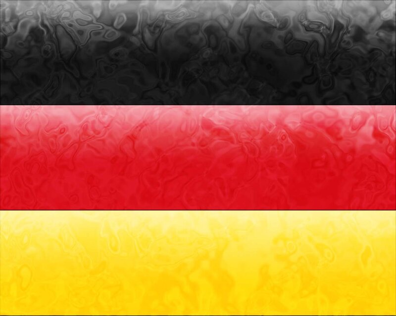 German flag with fluid texture