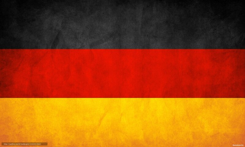 German flag with grunge texture