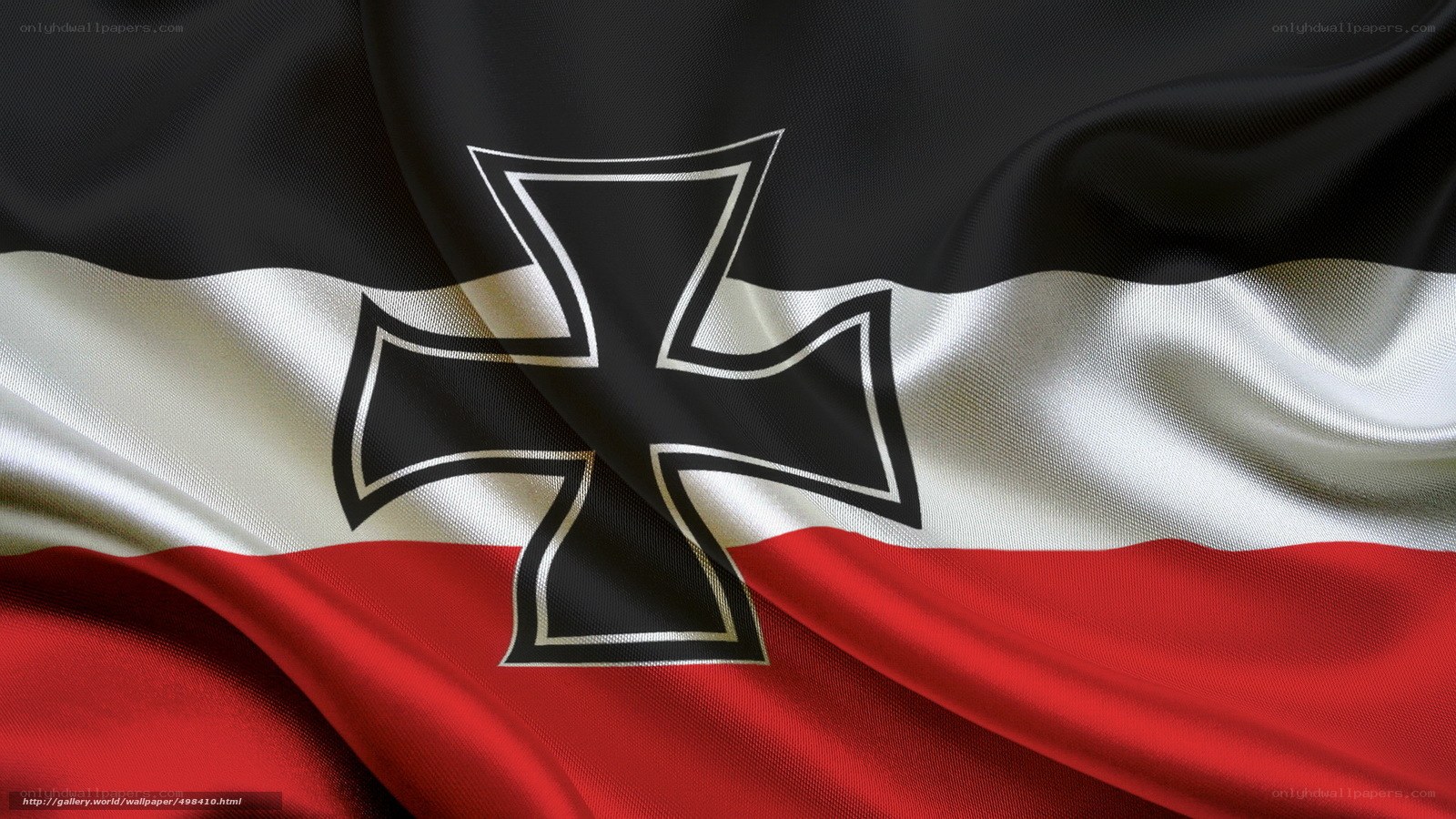 German flag with Iron Cross