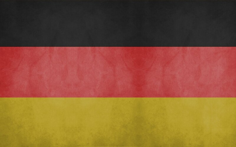 German flag with textured appearance