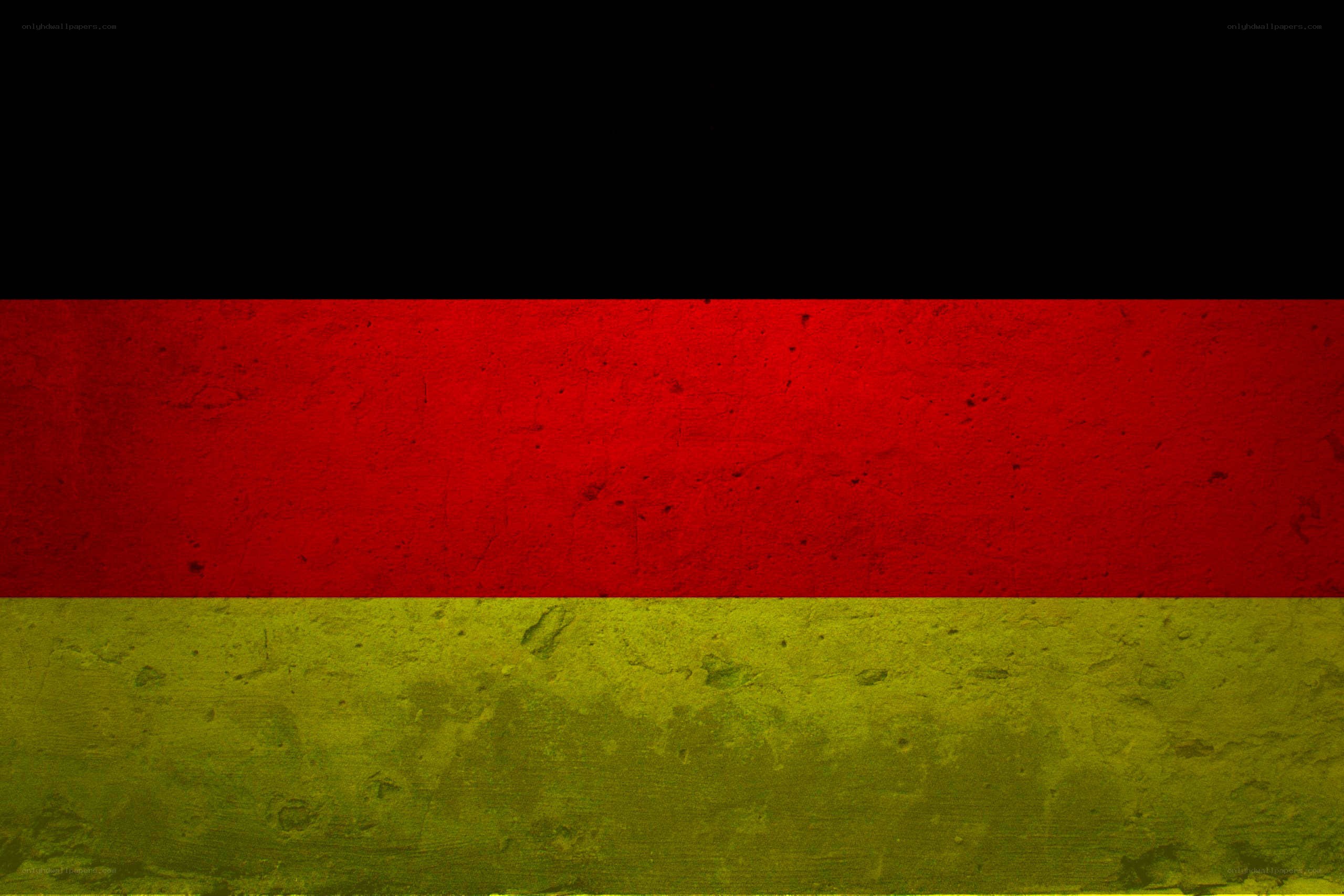 German flag with textured background