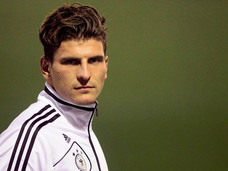 German football player in tracksuit
