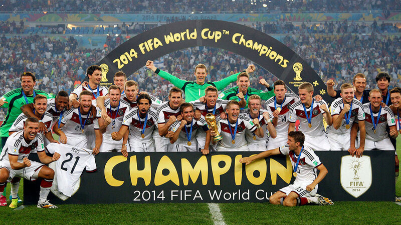 German Football Team — White, Celebratory