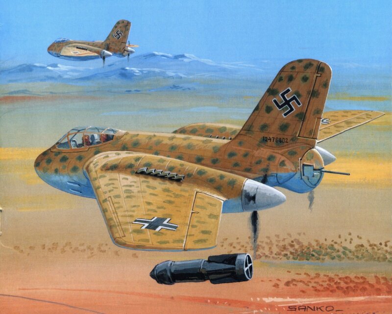 German Jet Aircraft — Brown