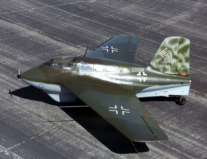German jet aircraft on tarmac