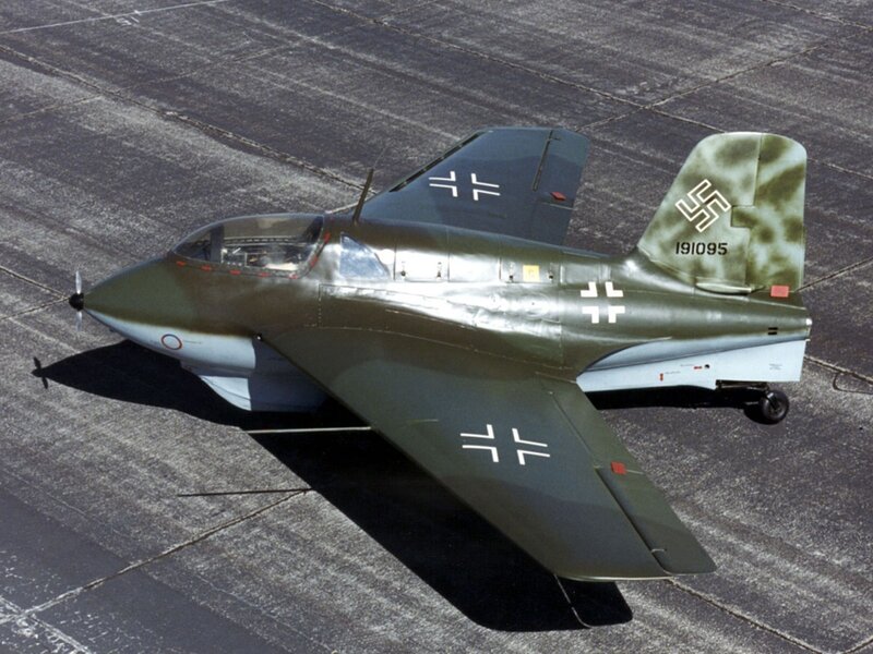 German jet aircraft on tarmac