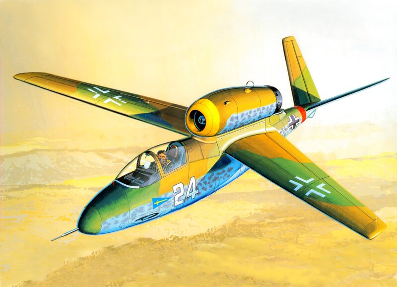 German Jet Aircraft — Yellow