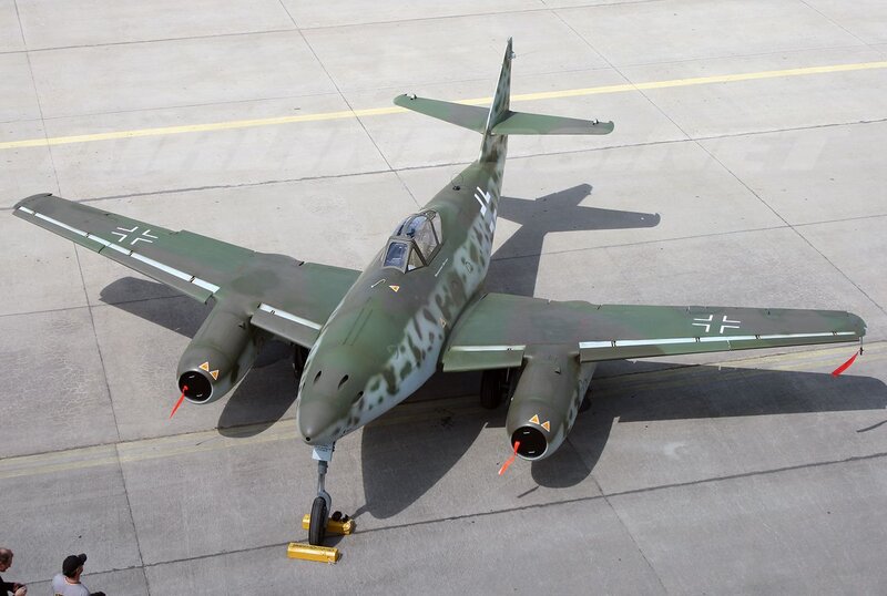 German Jet Fighter — Green, Neutral, Afternoon