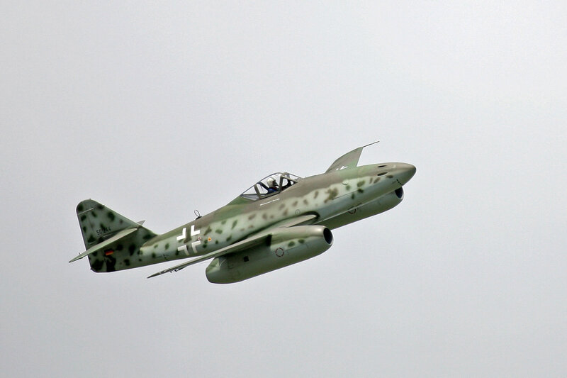 German jet in flight